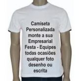 Camiseta 100% algodão