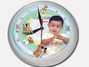 Relógio de parede personalizado