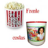 Balde de pipoca personalizado 2,5 litros