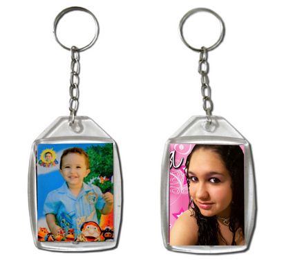 Chaveiro de acrílico 3X4 cm