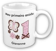 Caneca de porcelana / Aniversário